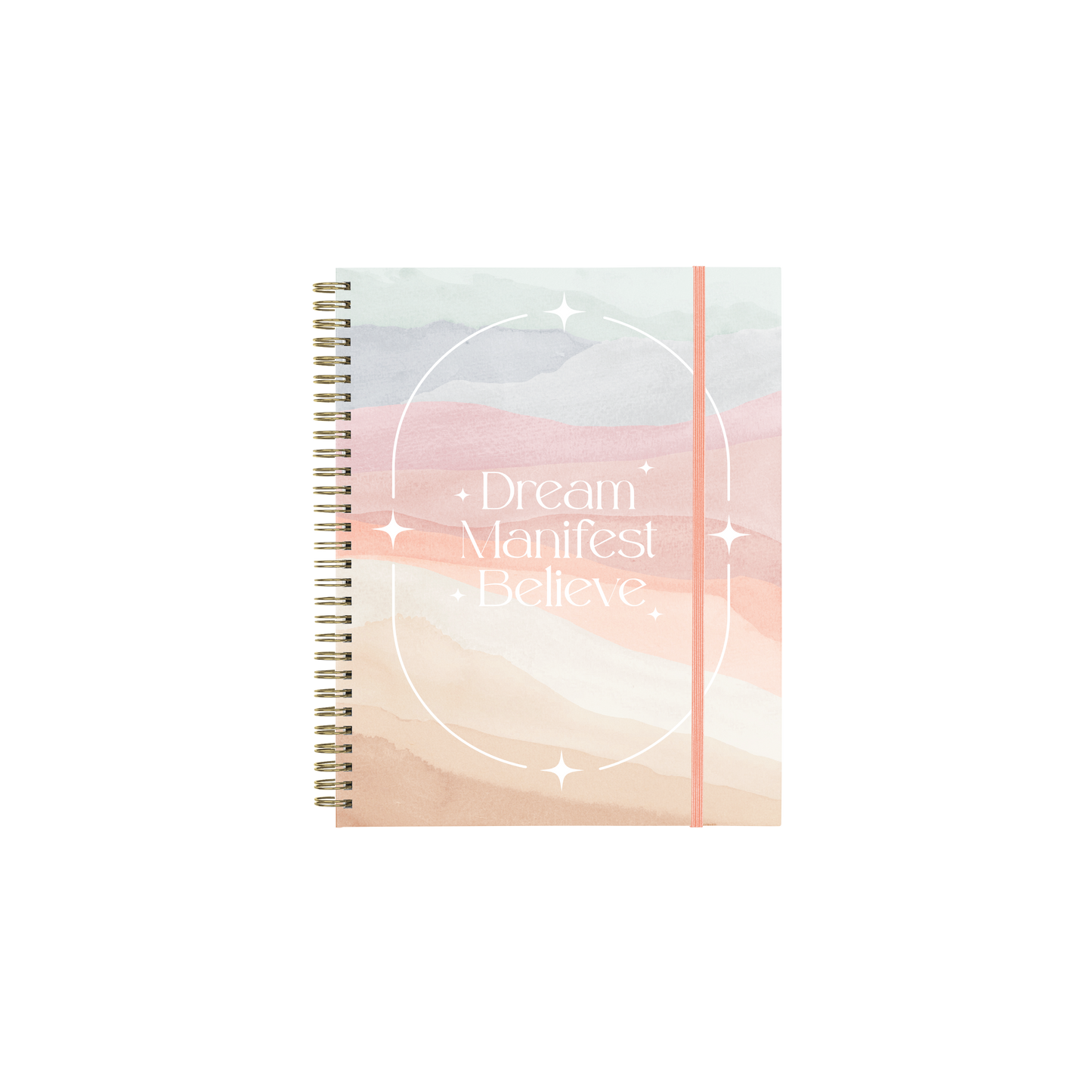 Large Perpetual Planner - Griddy Grid: Dream. Manifest. Believe.