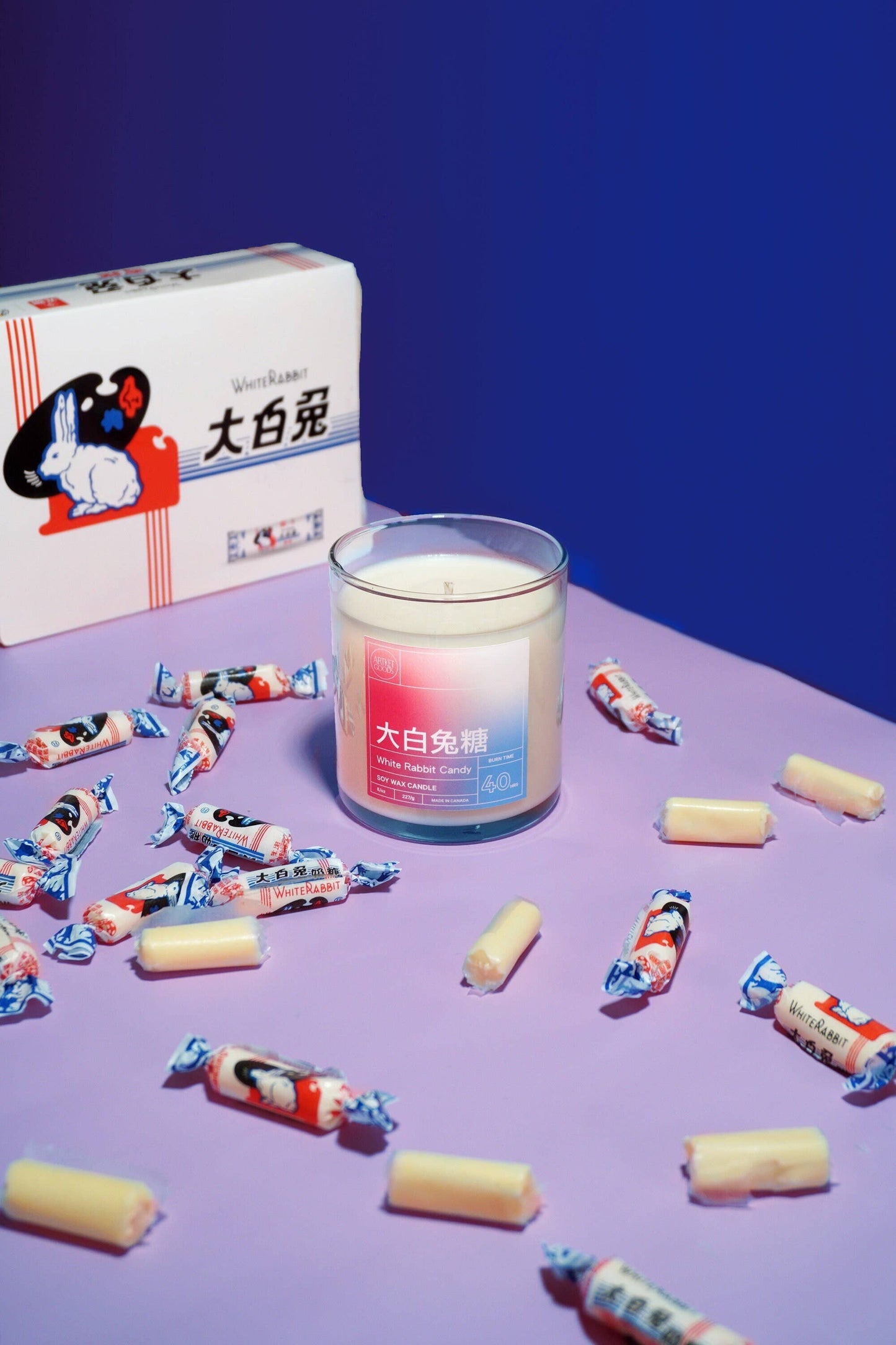 White Rabbit Candy Soy Wax Candle