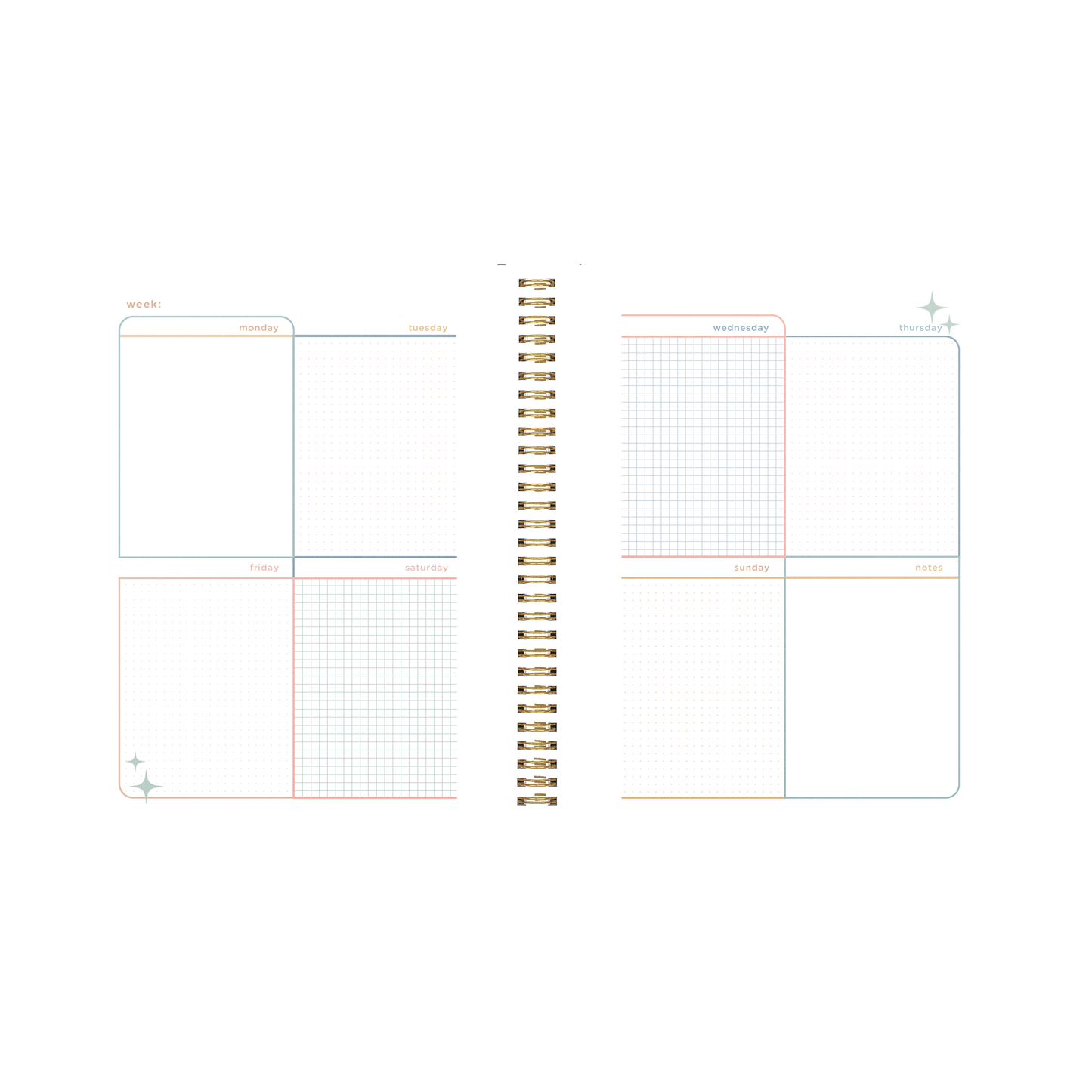 Large Perpetual Planner - Griddy Grid: Dream. Manifest. Believe.