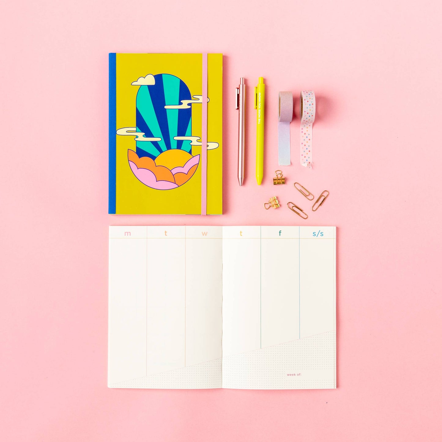 Perpetual Planner - Clean & Colorful: Cosmic Clouds (large)