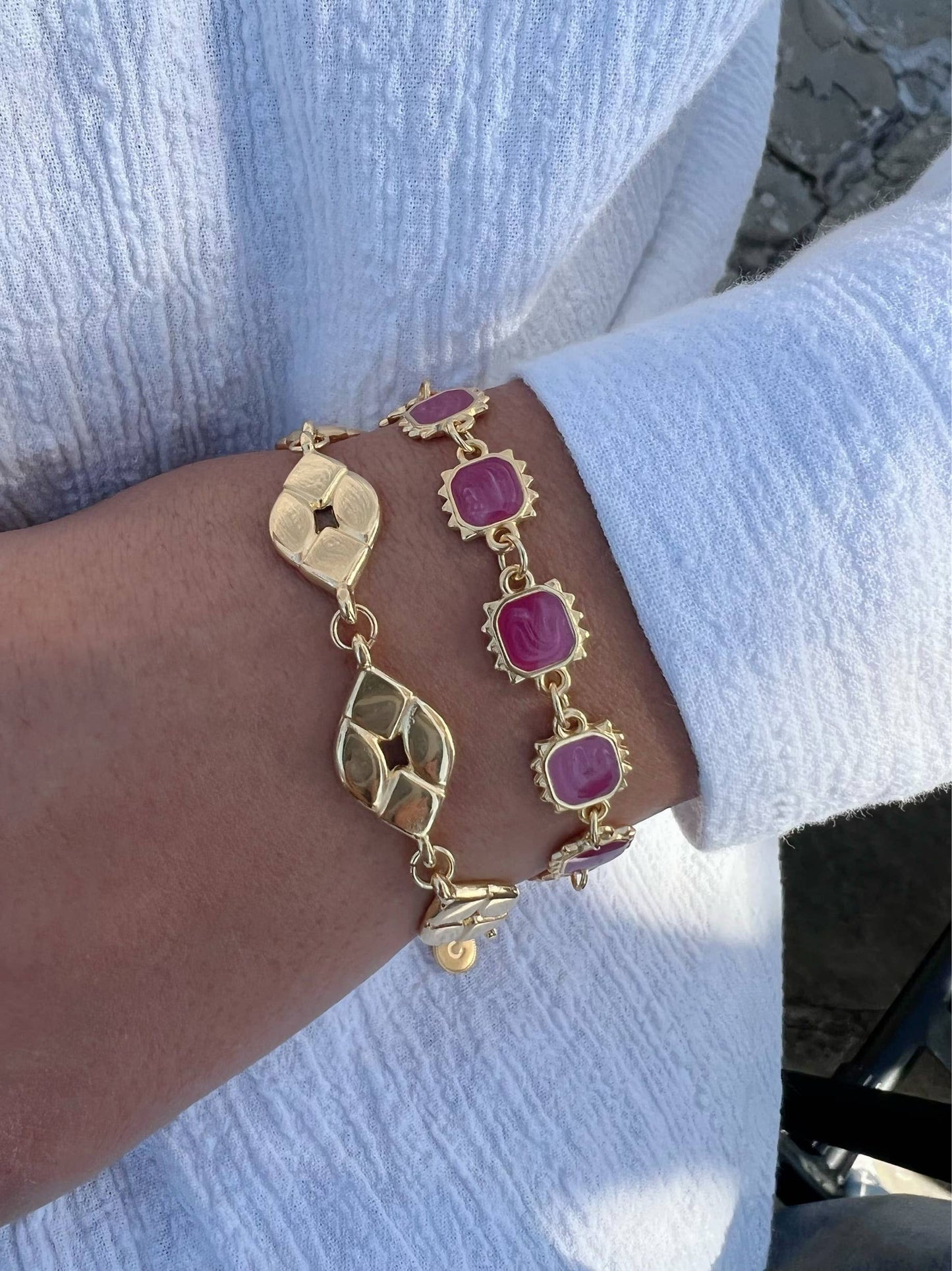 Triomphe Gold Bracelet (stainless steel)