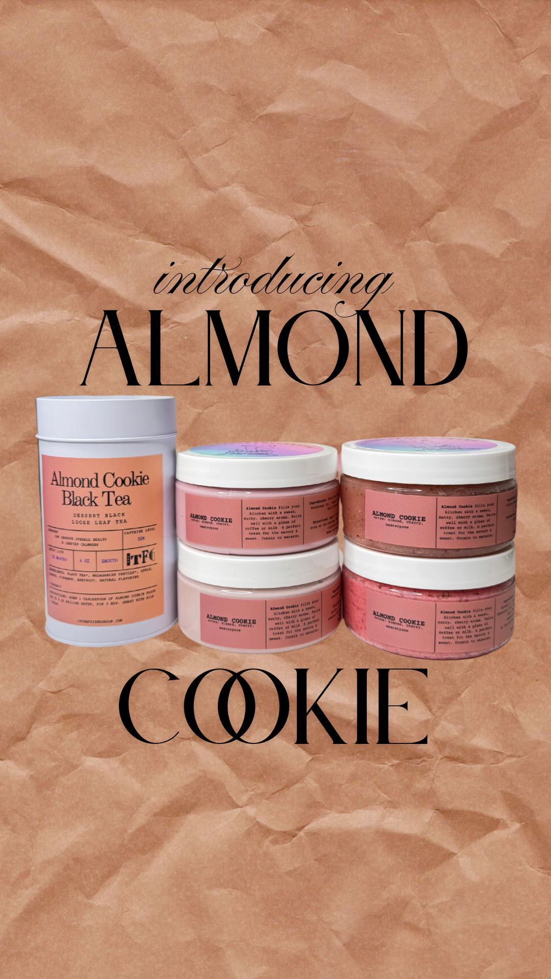 Almond Cookie Loose Leaf Black Tea 4 Oz