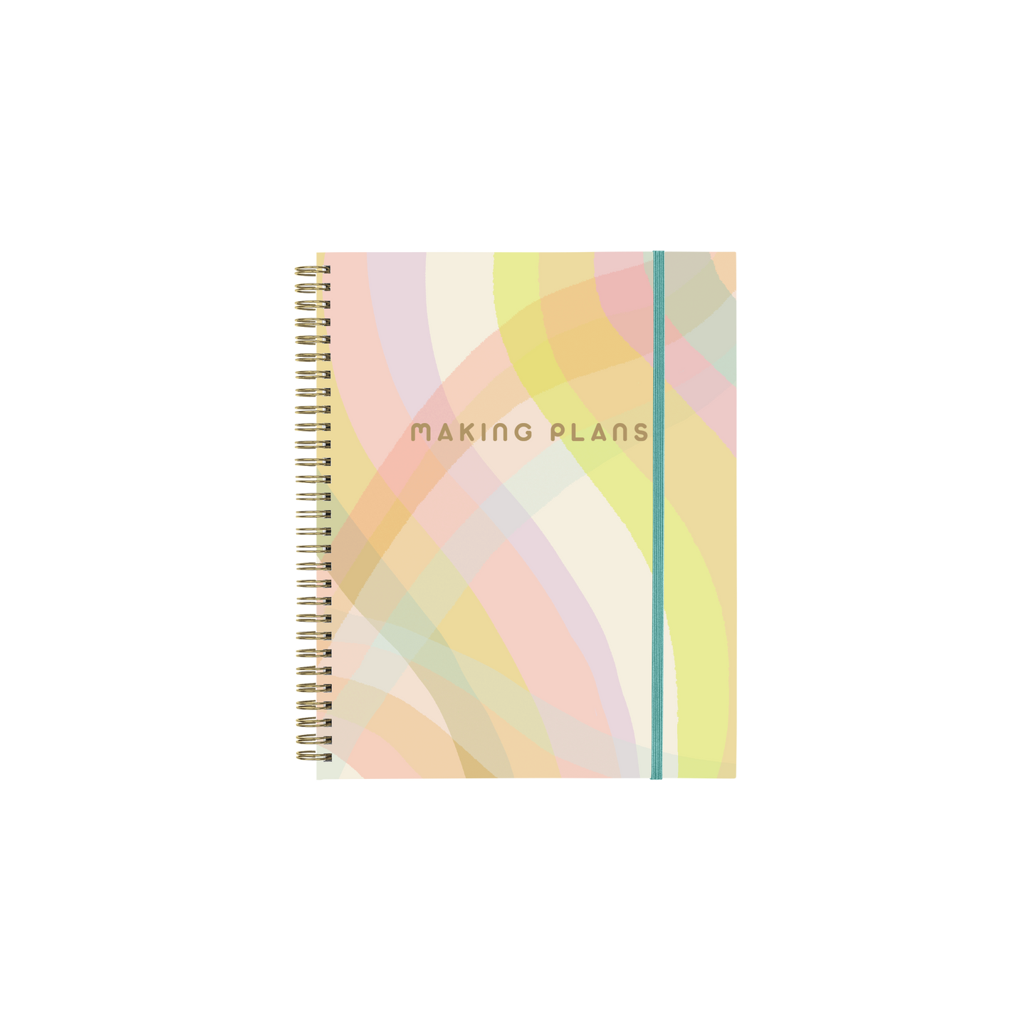 Large Perpetual Planner - Rainbow Gradient: Making Plans