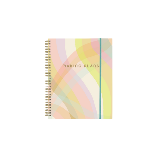 Large Perpetual Planner - Rainbow Gradient: Making Plans