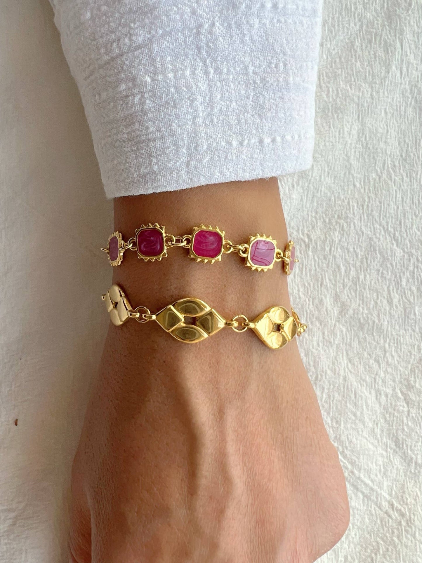 Triomphe Gold Bracelet (stainless steel)