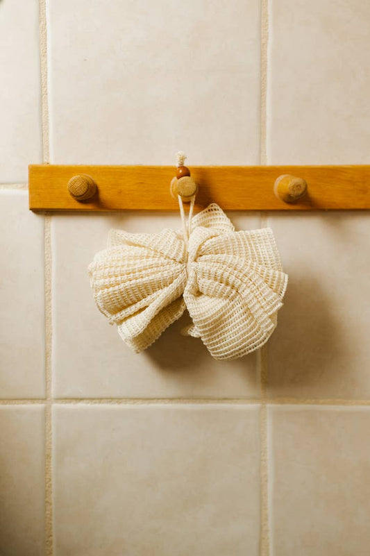 The Ramie Shower Pouf