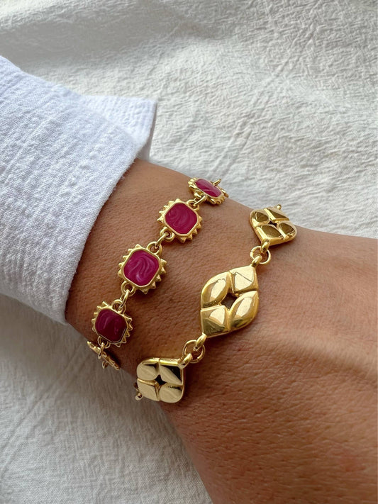 Triomphe Gold Bracelet (stainless steel)