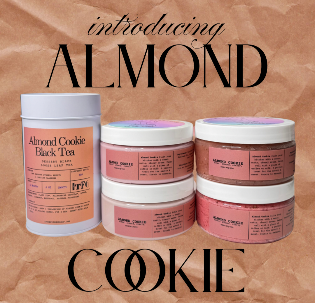 Almond Cookie Loose Leaf Black Tea 4 Oz