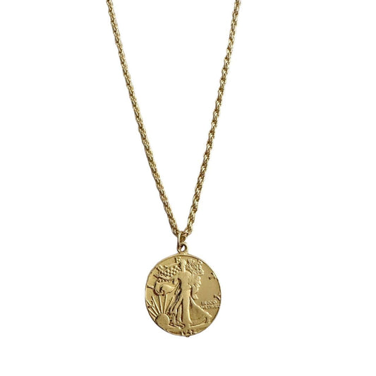 Mermaid Coin Necklace (DEADSTOCK)