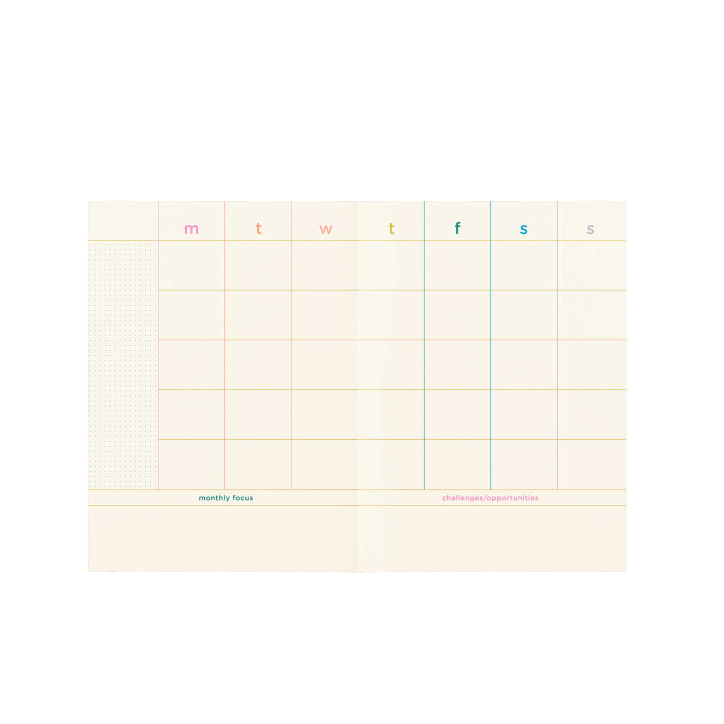Perpetual Planner - Clean & Colorful: Cosmic Clouds (large)